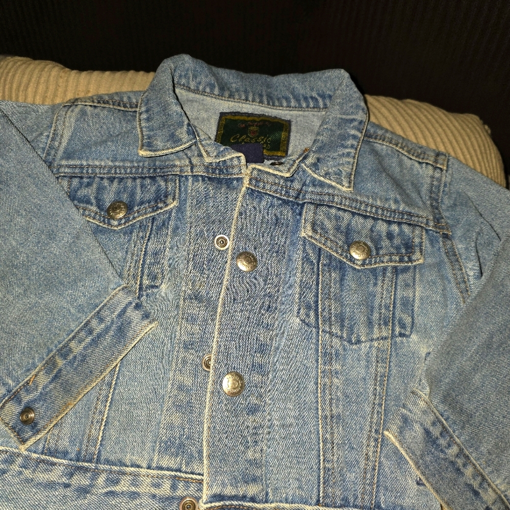 Calvin Klein Blue Jean Jacket Classic Style